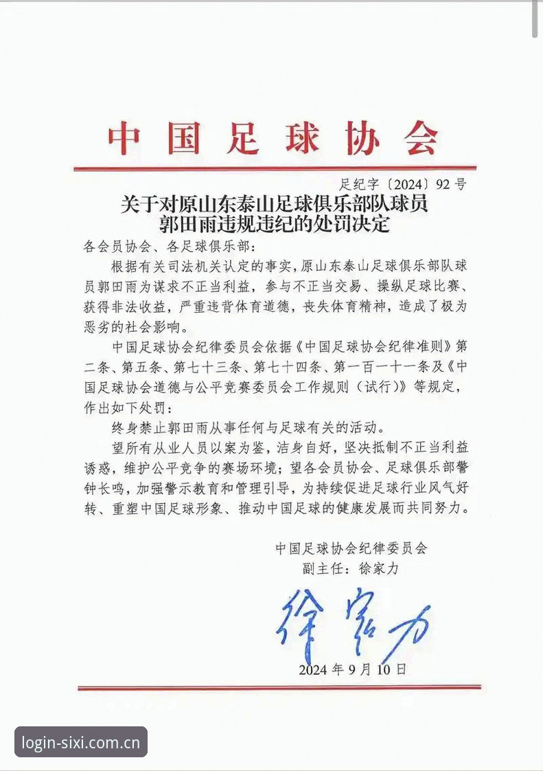 资深用户分析中国足协第三批禁足名单：从行业乱象看体育公正的底线